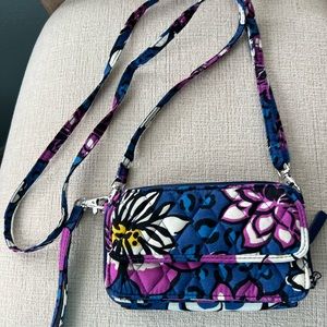 New Vera Bradley wallet with long strap.